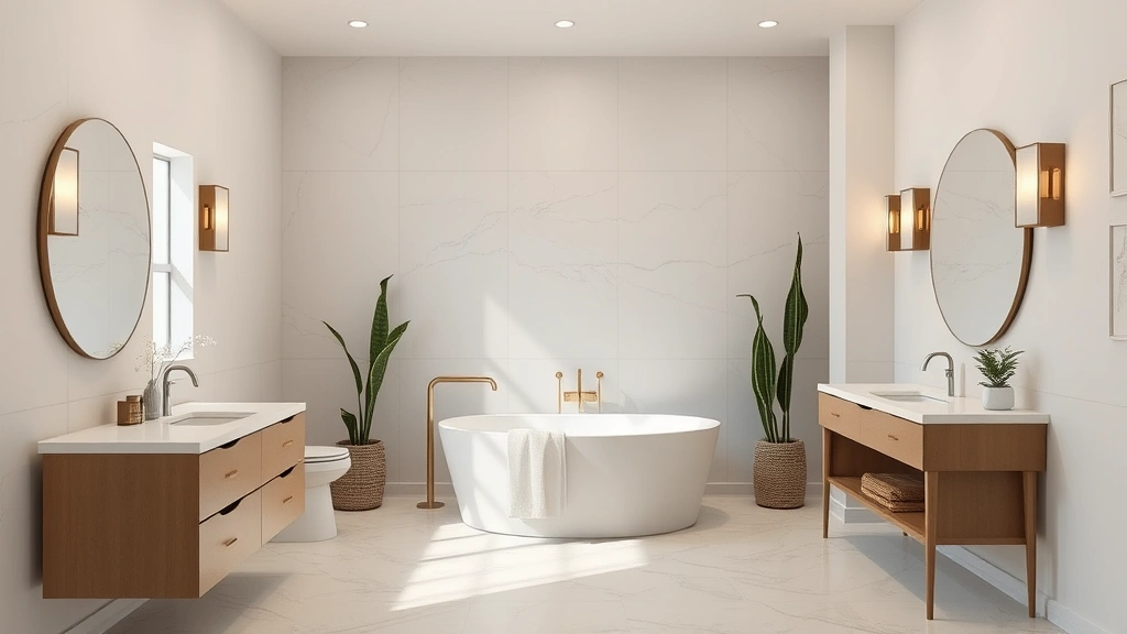 Bathroom Remodeling in Scottsdale, AZ featuring modern fixtures and elegant design.