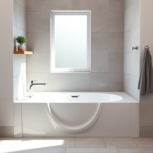 Walk-In Tub Installation in Alhambra AZ, showcasing a modern bathroom with elegant design and soothing ambiance.