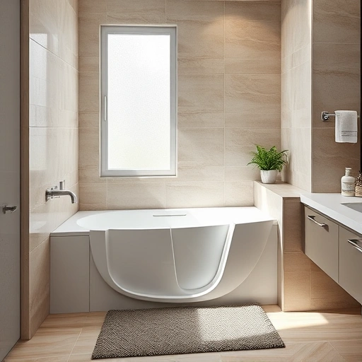Custom walk-in tub installation in a modern Phoenix bathroom with elegant design and luxurious finishes.