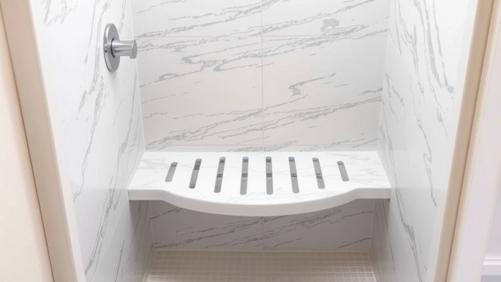 Built-In Shower Seat Installation projects in Phoenix AZ showcasing modern design and functionality.