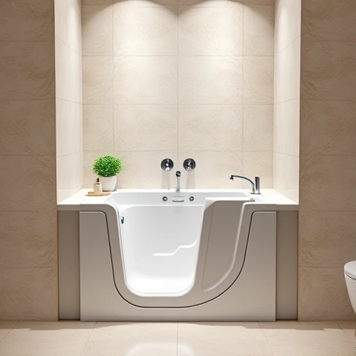 Completed Walk-In Tub installation in Stetson Valley AZ featuring sleek design and elegant modern bathroom decor.