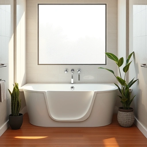 Completed Walk-In Tub Installation in a modern Avondale AZ bathroom with elegant design and serene ambiance.