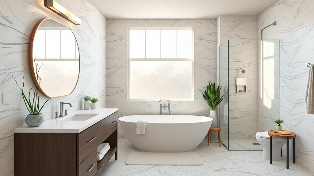 Bathroom Remodeling in Peoria, AZ with modern fixtures and elegant design elements.