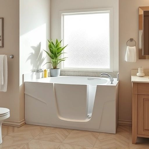 Walk-in tub installation in Estrella Village AZ featuring modern design, safety features, and elegant bathroom decor.
