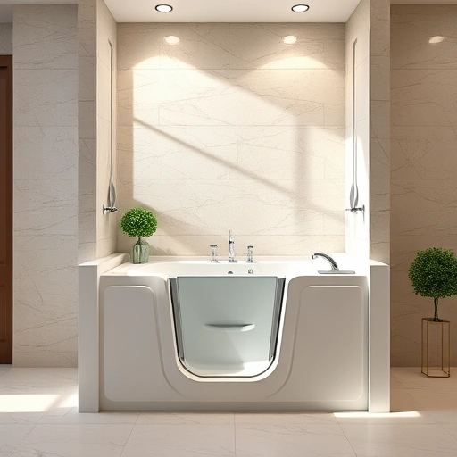 Completed Walk-In Tub installation in Carefree AZ featuring elegant design, modern fixtures, and serene bathroom ambiance.