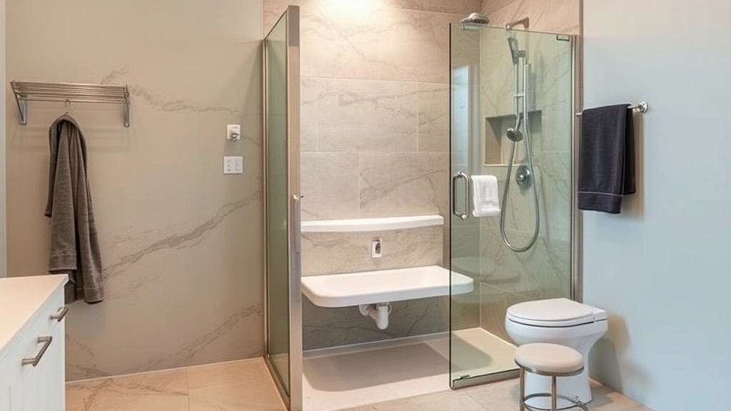 Roll-In Shower Installation projects in Phoenix AZ showcasing modern designs and accessibility features