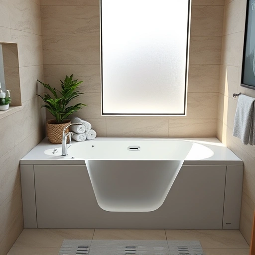 Completed walk-in tub installation in a modern Carefree AZ bathroom with sleek design and serene atmosphere.