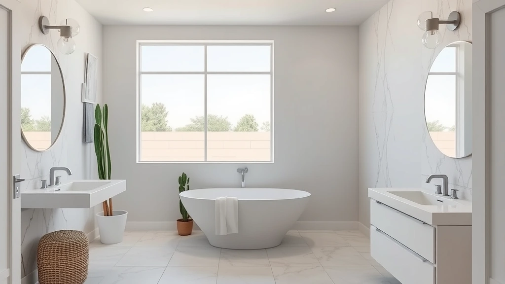 Bathroom Remodeling in Estrella Village, AZ with modern fixtures and stylish design.
