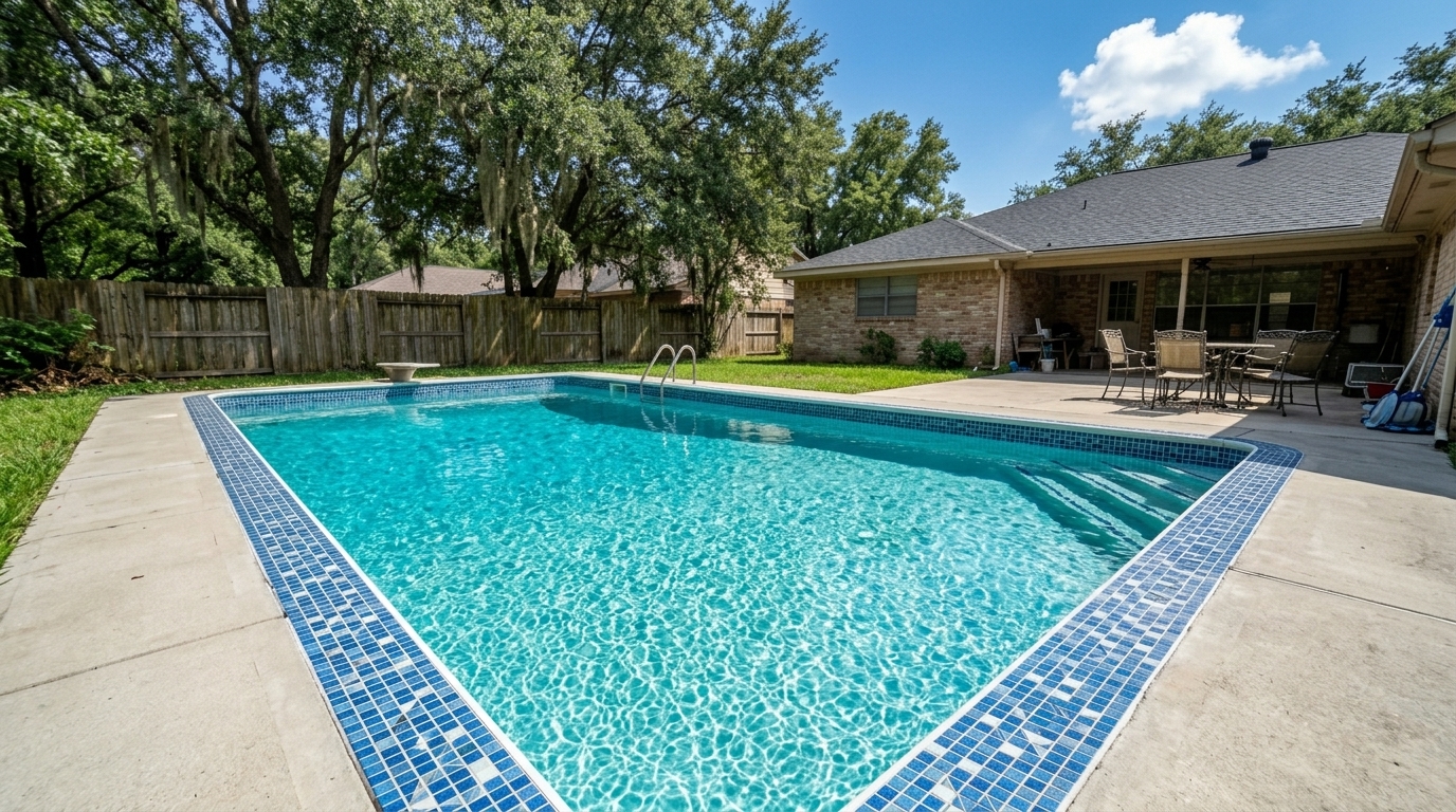 Pool renovation Houston