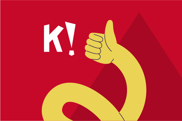 Illustration rouge de la création ultra rapide de kahoot