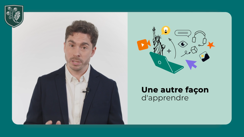 Extrait d'une vidéo réalisée pour Academica International Studies présentant le programme de leur double diplôme