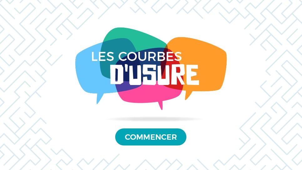 Page de présentation d'un module sur les courbes d'usure