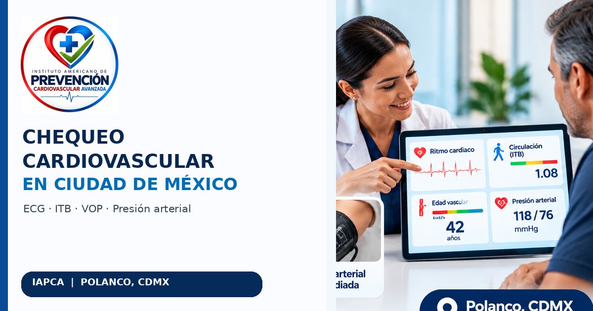 Chequeo cardiovascular en CDMX