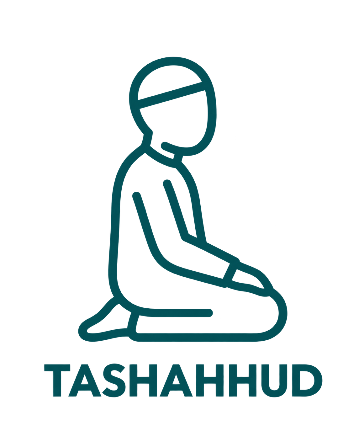 Tashahhud sitting position during salah