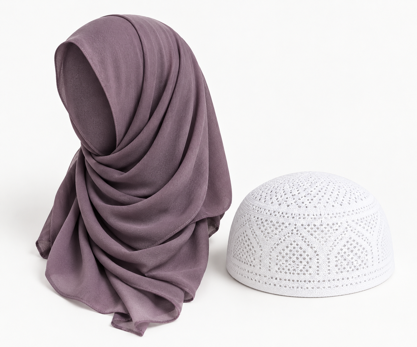 Hijab or cap