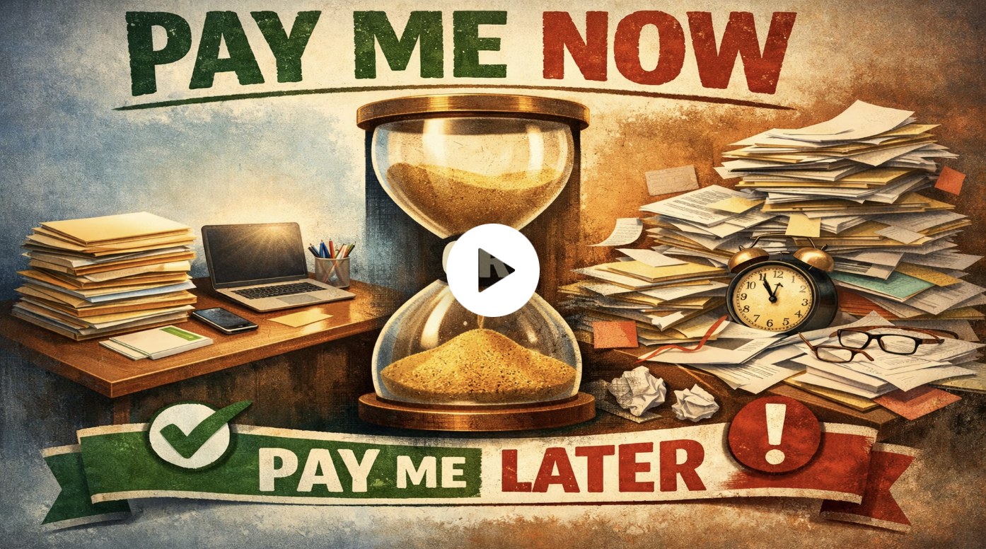 Pay Me Now or Pay Me Later: The Real Cost of Postponed Decisions