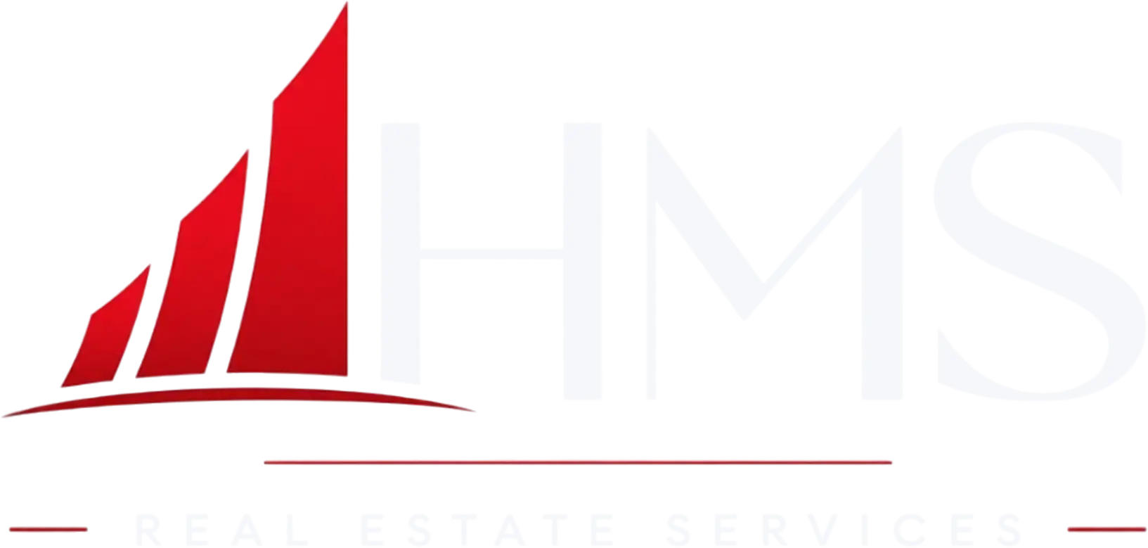 HMS Brokerage LLC, Commercial Real Estate, ship logo in red and white