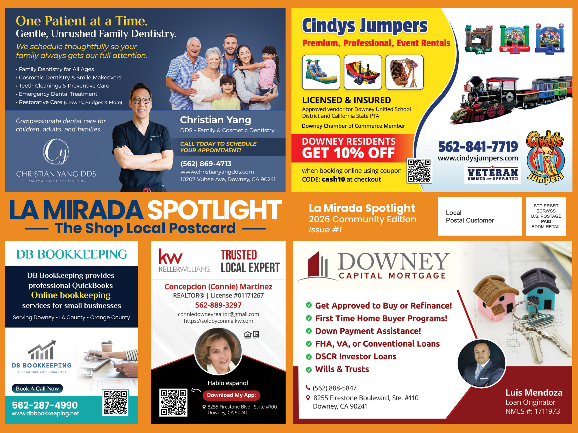 La Mirada Spotlight direct mail advertising sample