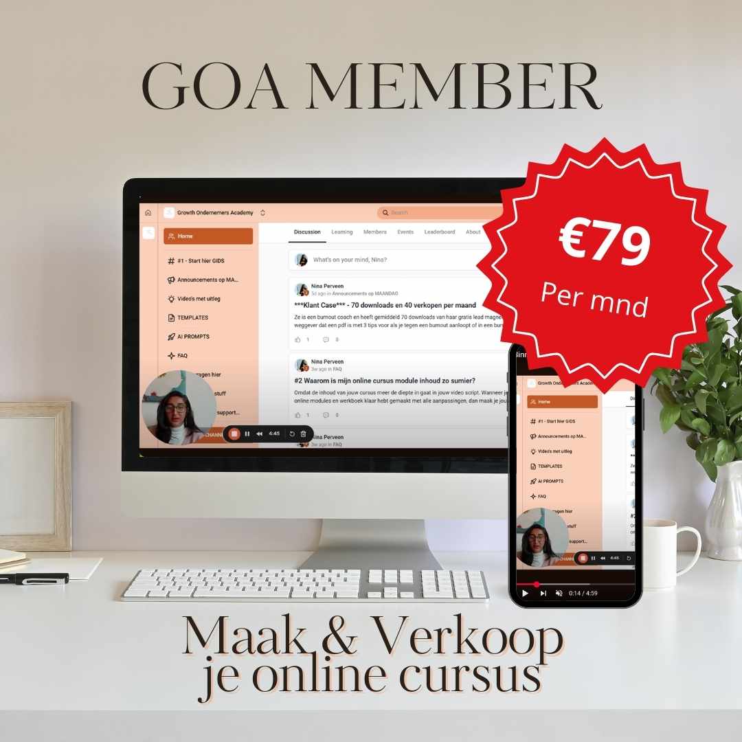Online ondernemers community GOA