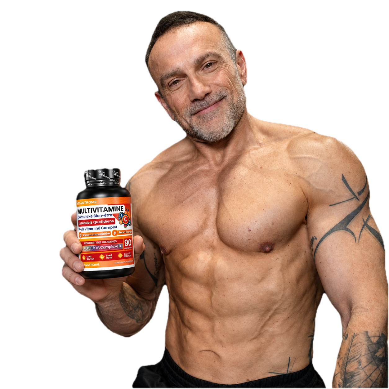 JB Kapoudjian avec Vitastrong Multivitamin