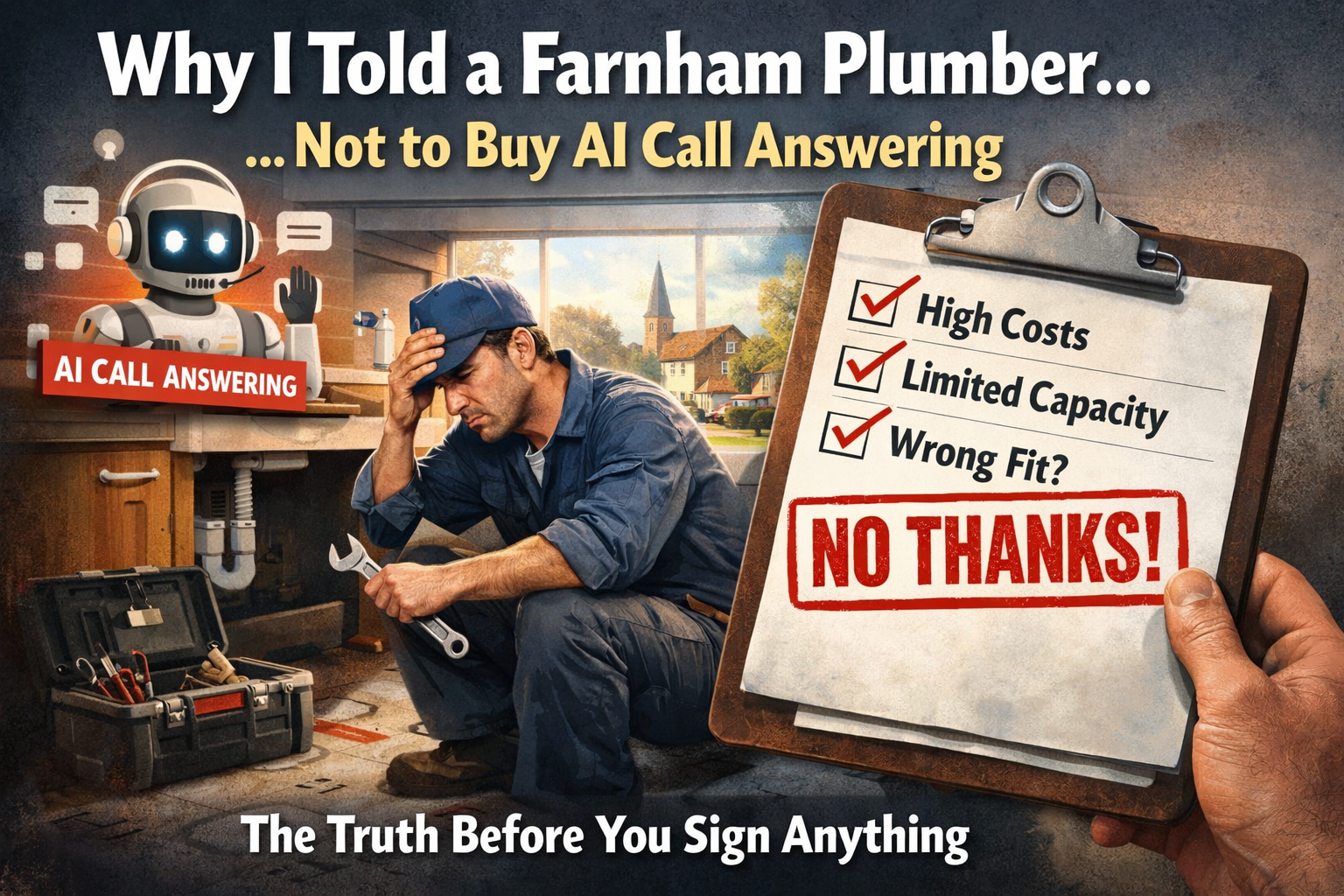 AI call answering sounds perfect for Hampshire and Surrey tradespeople — but it isn't right for everyone. Here's the honest truth before you sign anything