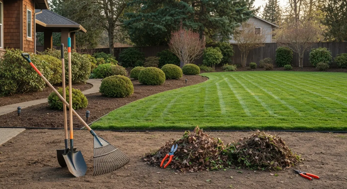 Seasonal cleanup service