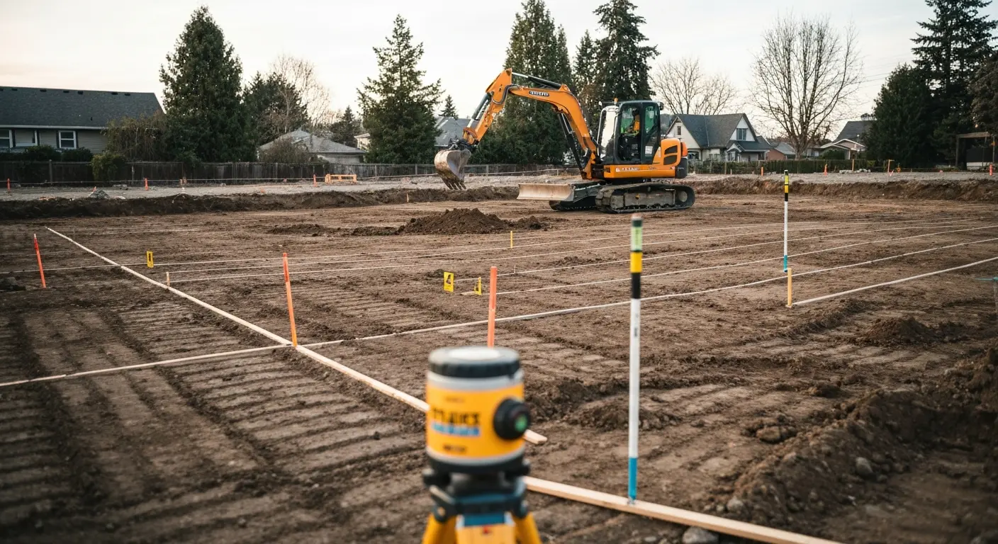Site demolition and prep work