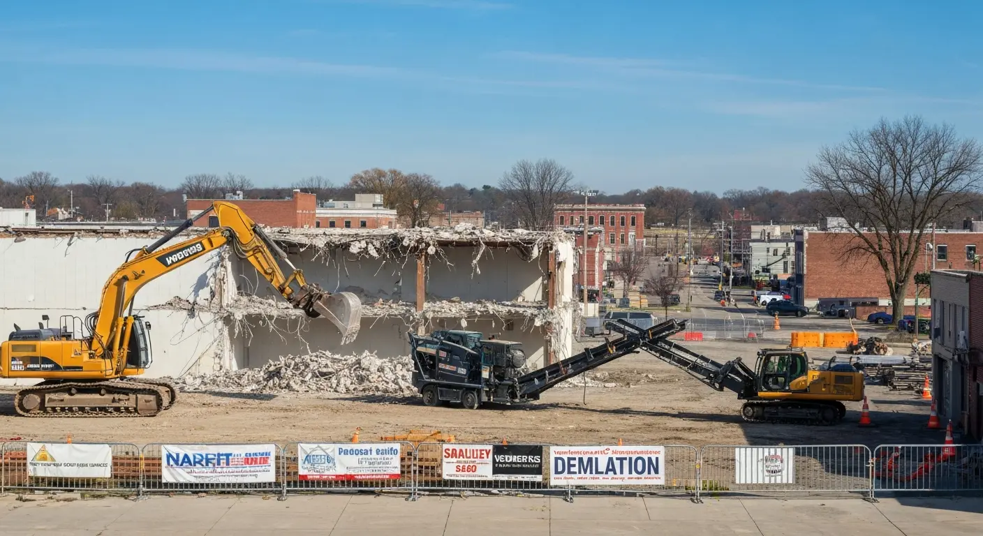 Commercial demolition project
