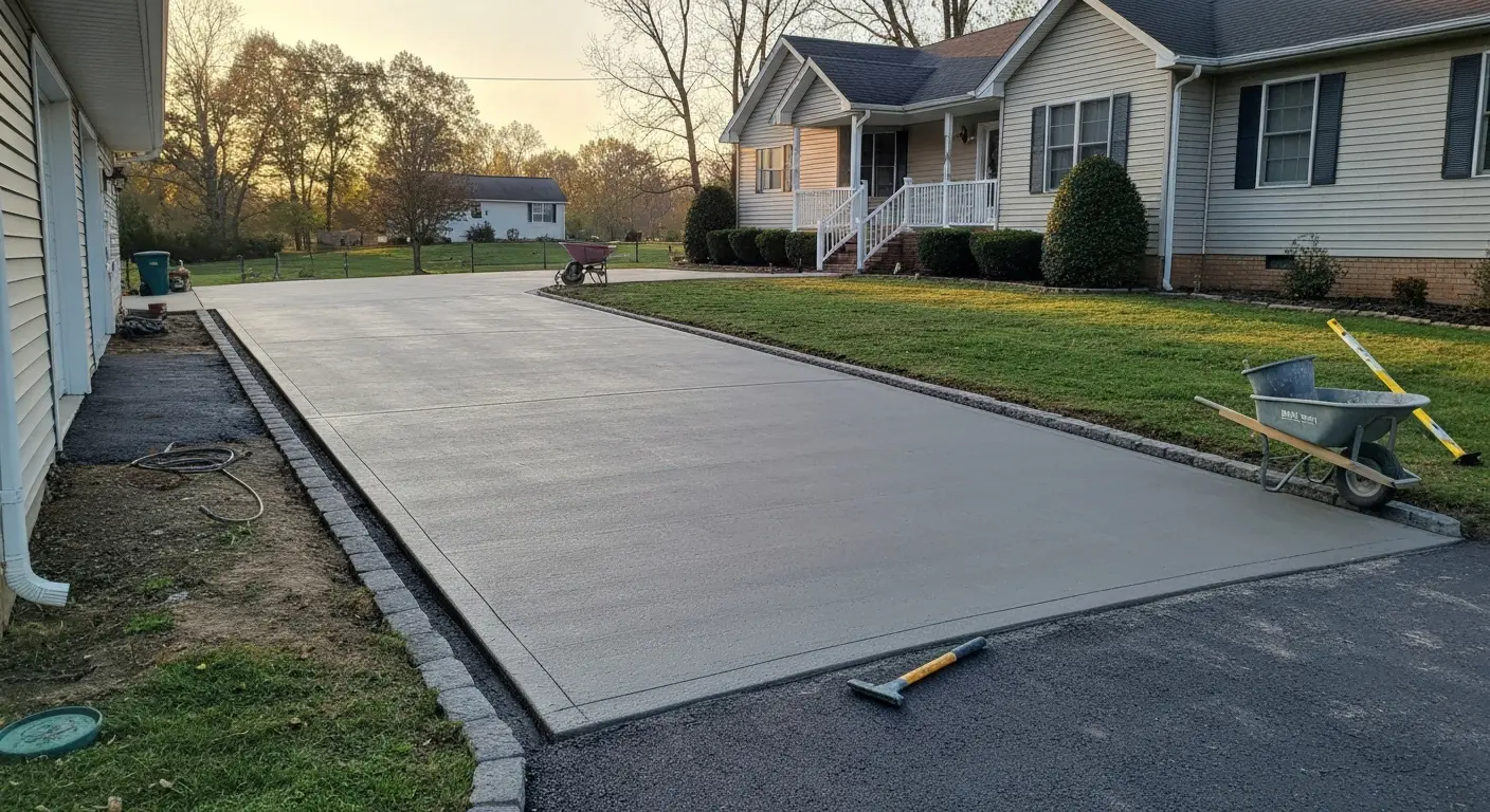 Expanded driveway project