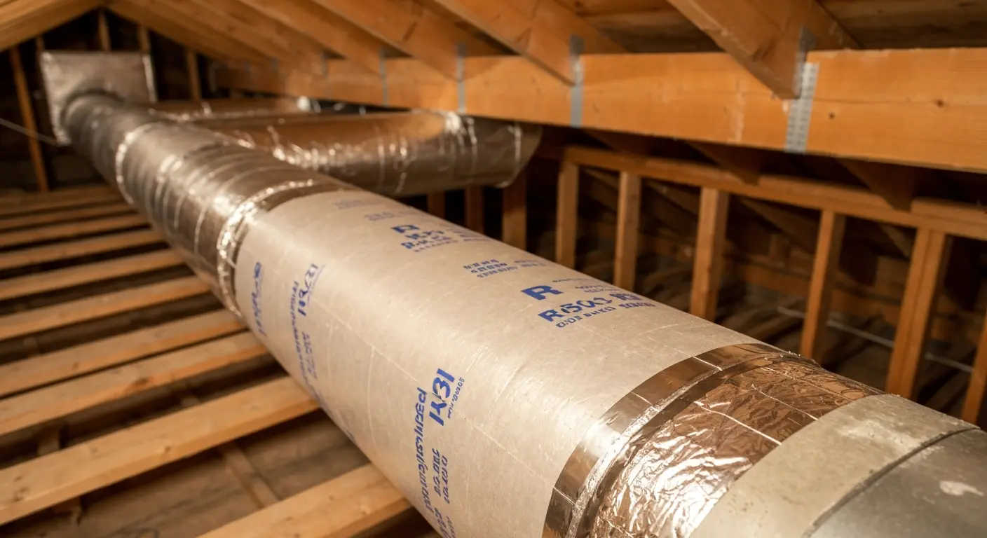 Ductwork insulation upgrade