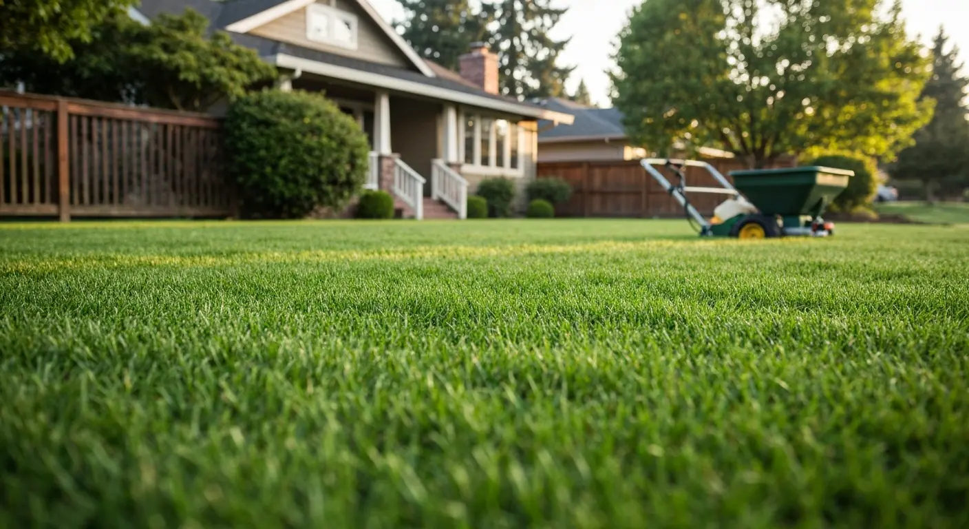 Weed control and lawn fertilization