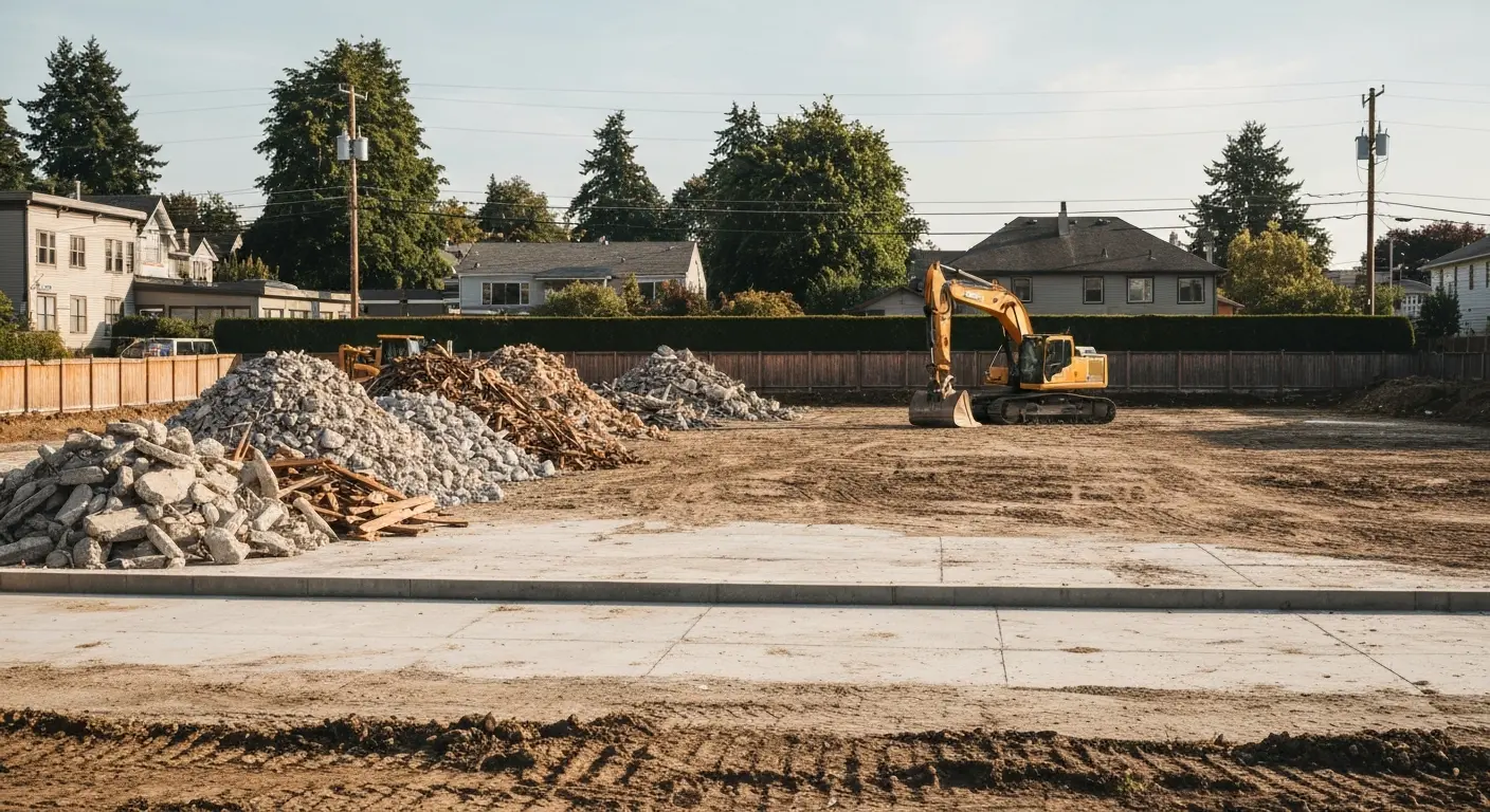 Construction demolition and site clearing