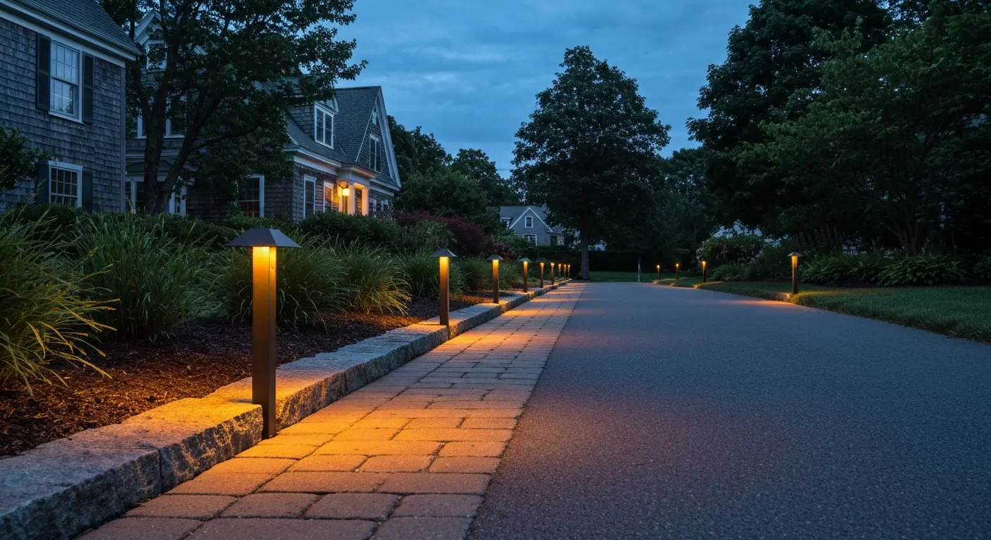 Pathway lighting installation
