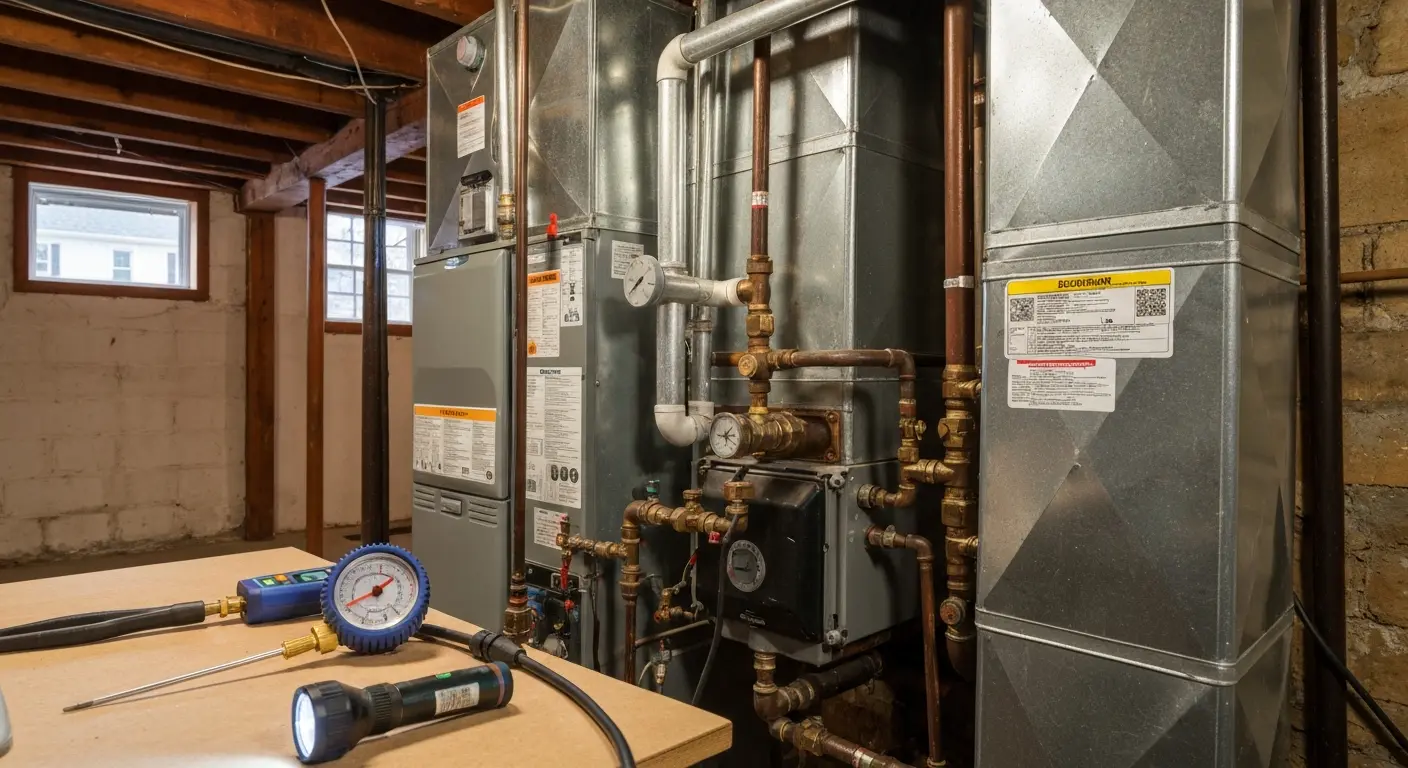 Furnace inspection preparation