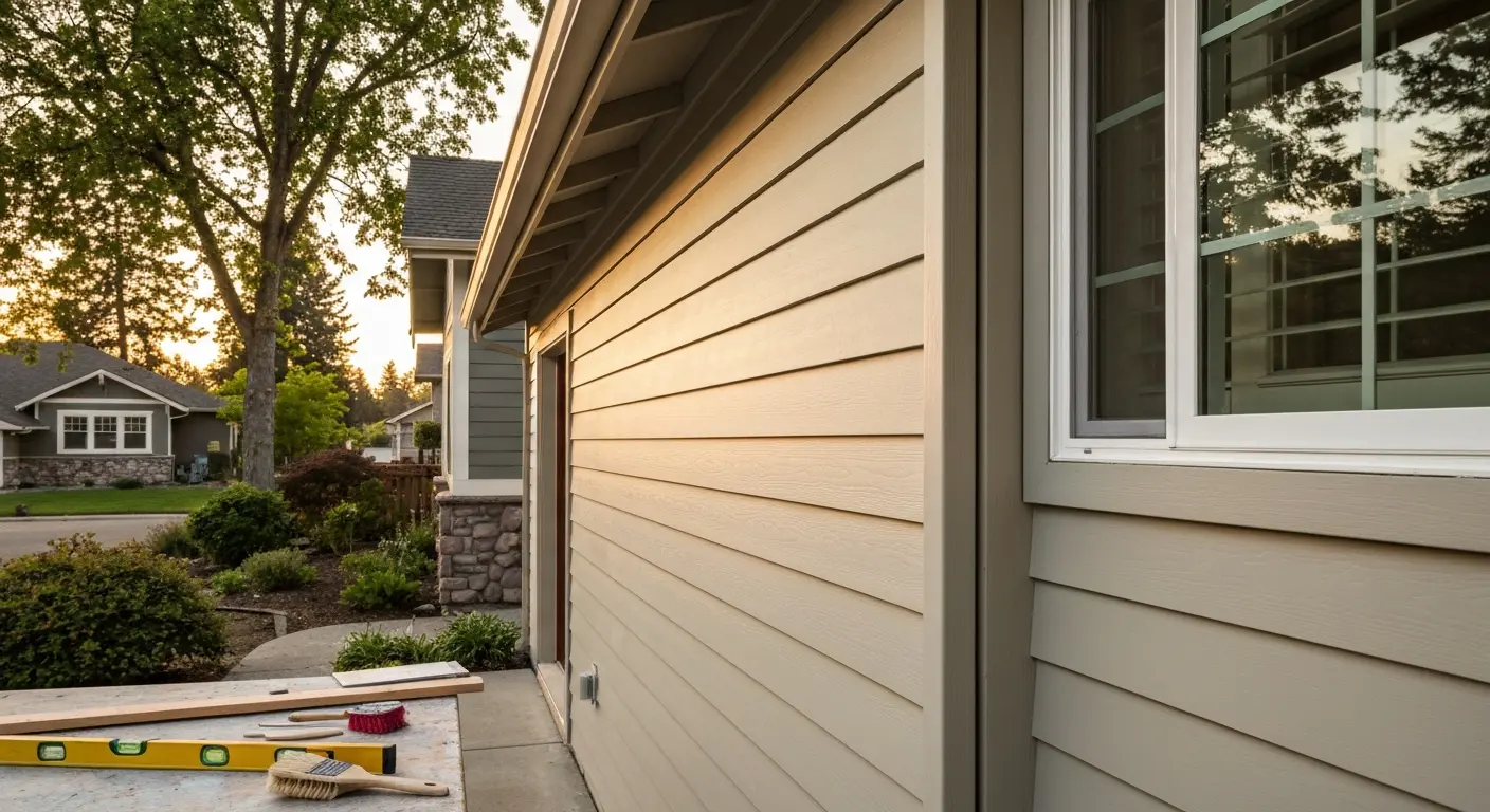 Exterior construction project