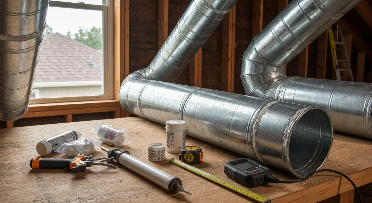 Ductwork repair and sealing
