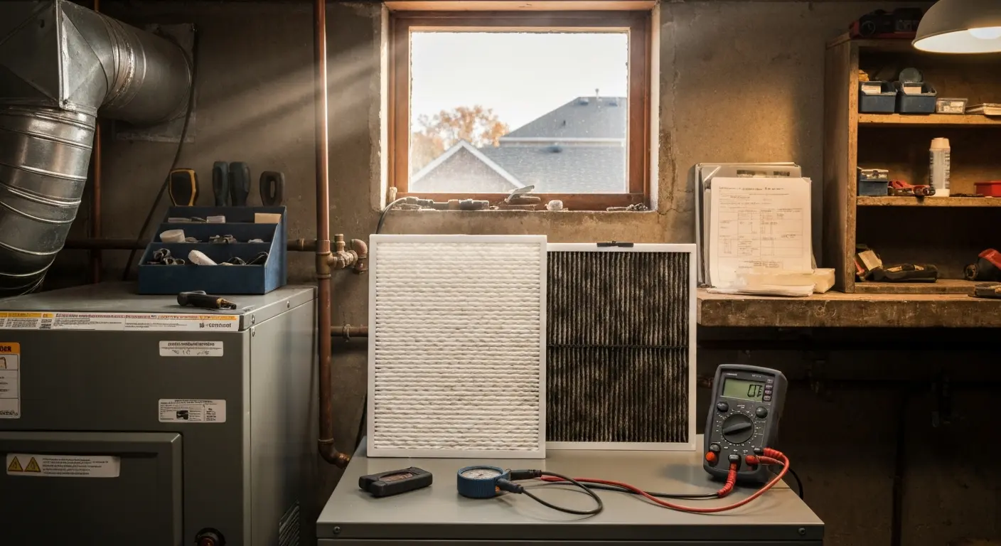 Furnace maintenance and inspection