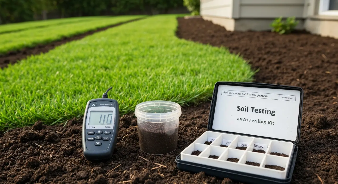Soil testing and fertilizer application