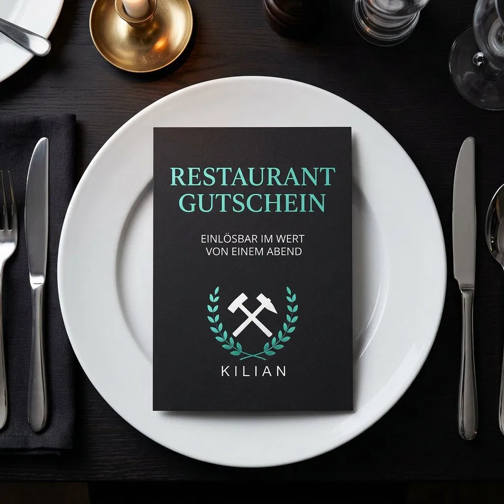 Restaurant-Gutschein für einen schönen Abend