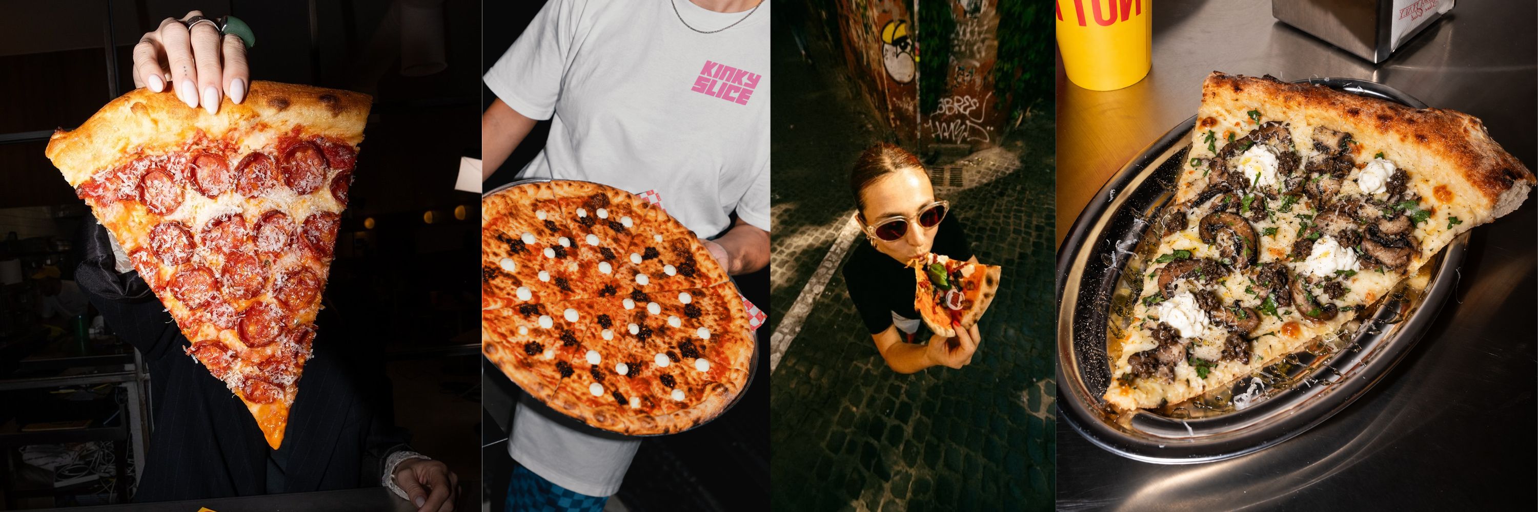 Kinky Slice pizza