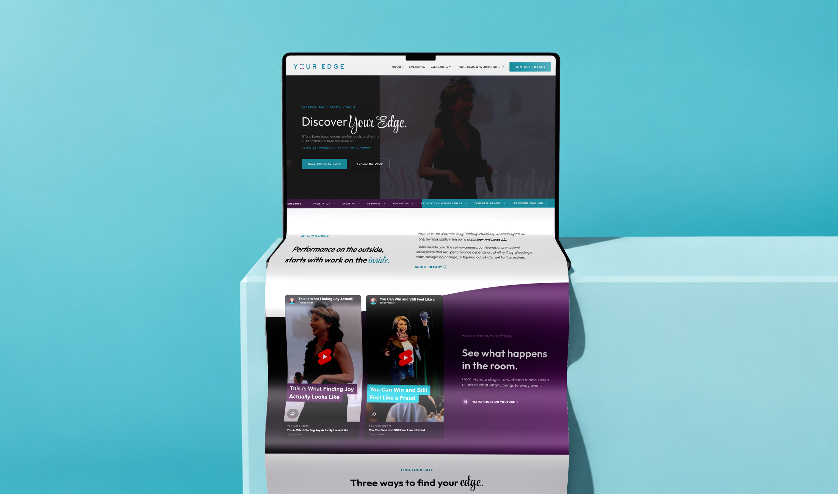 Your Edge project mockup