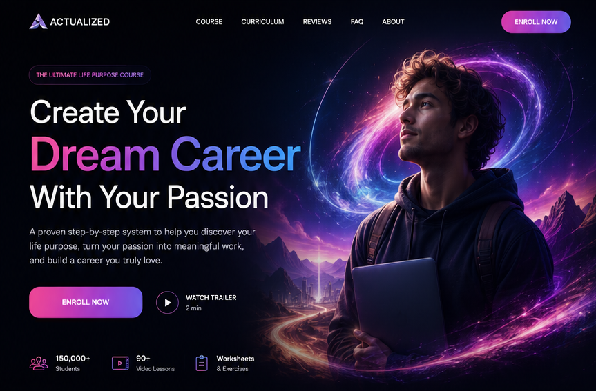 Life Coach page, Funnels