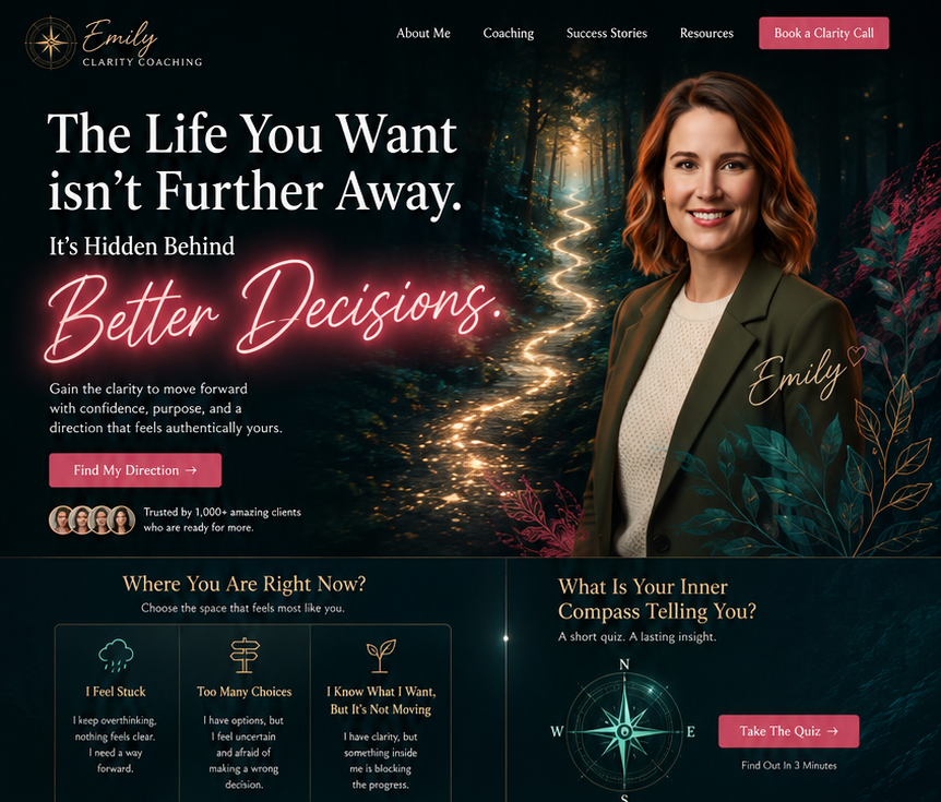 Life Coach Page, Funnels