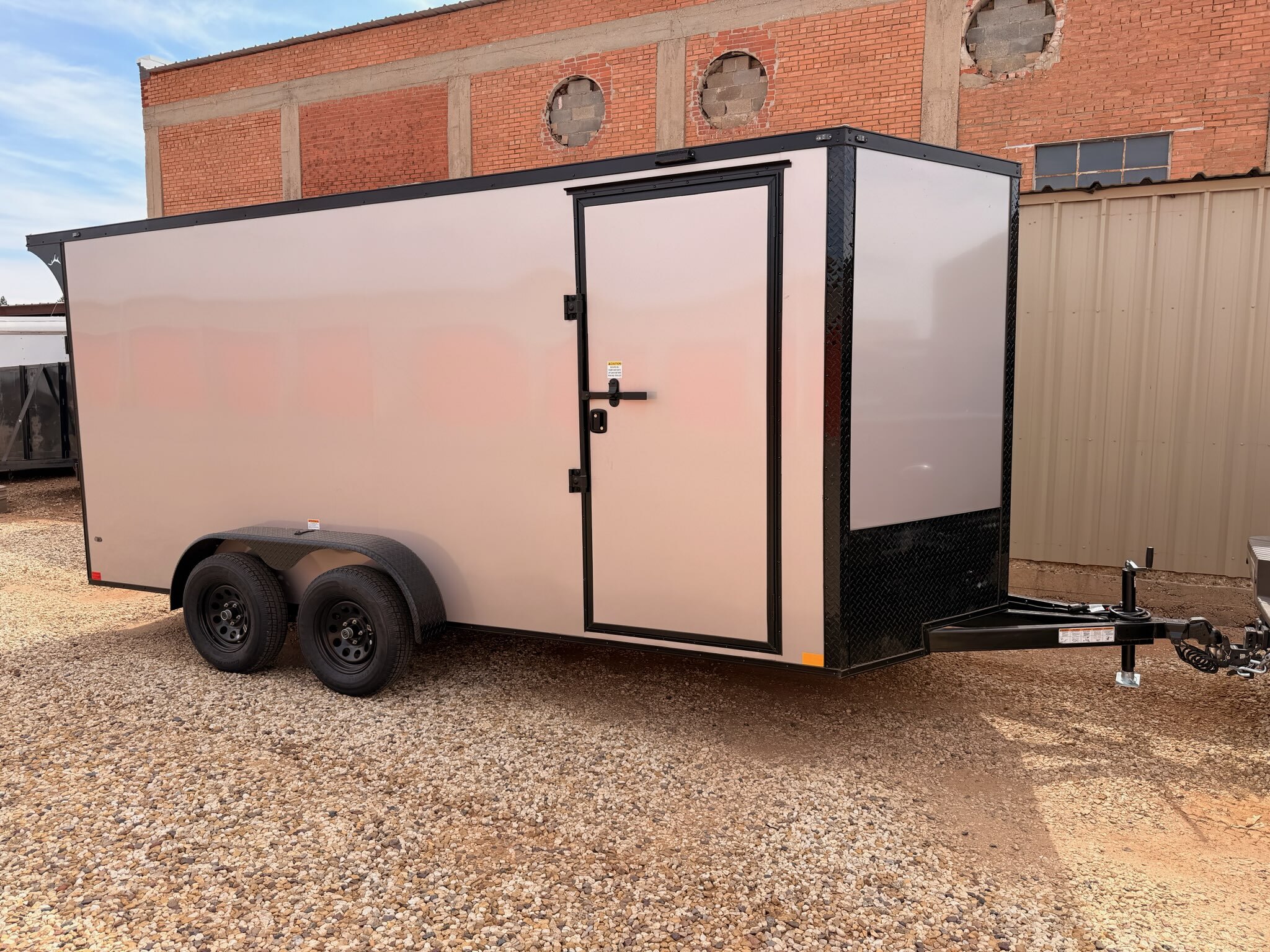 7 by 16 foot Enclosed Trailer rental in Lubbock, TX