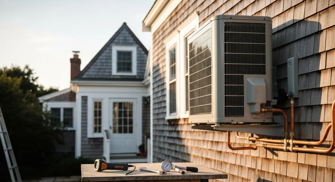 New air conditioning unit installation