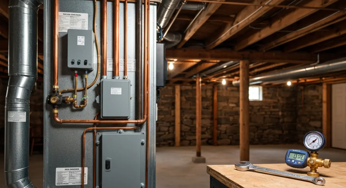 Heating system installation