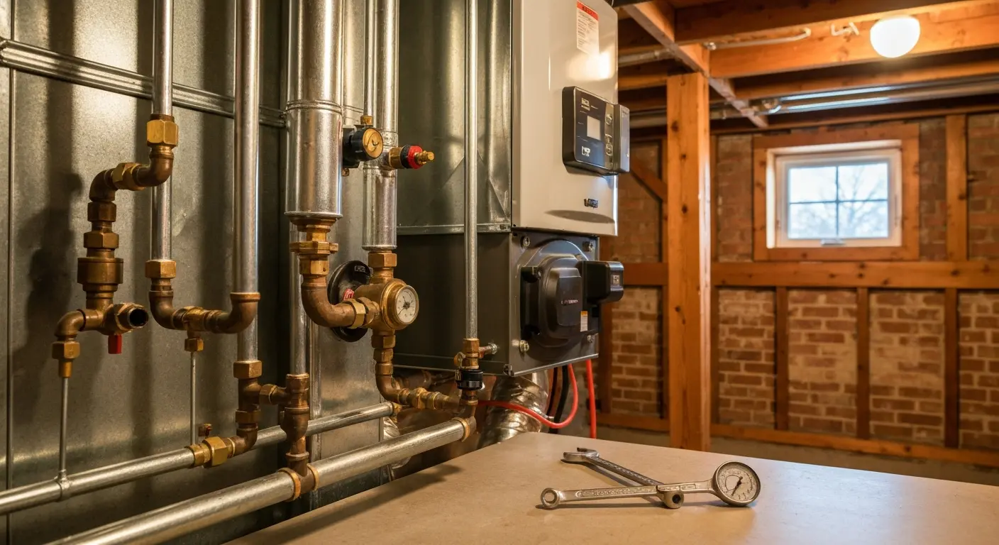 Heating system installation