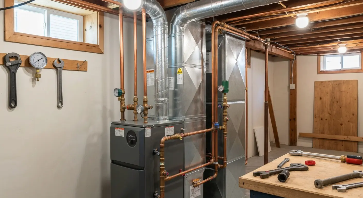 Heating system installation