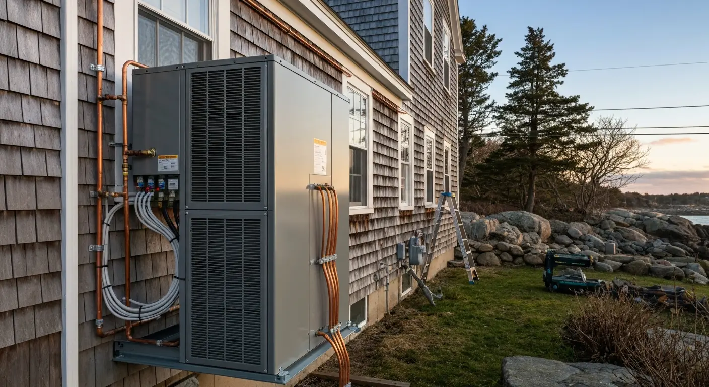 Heat pump system in Yarmouth