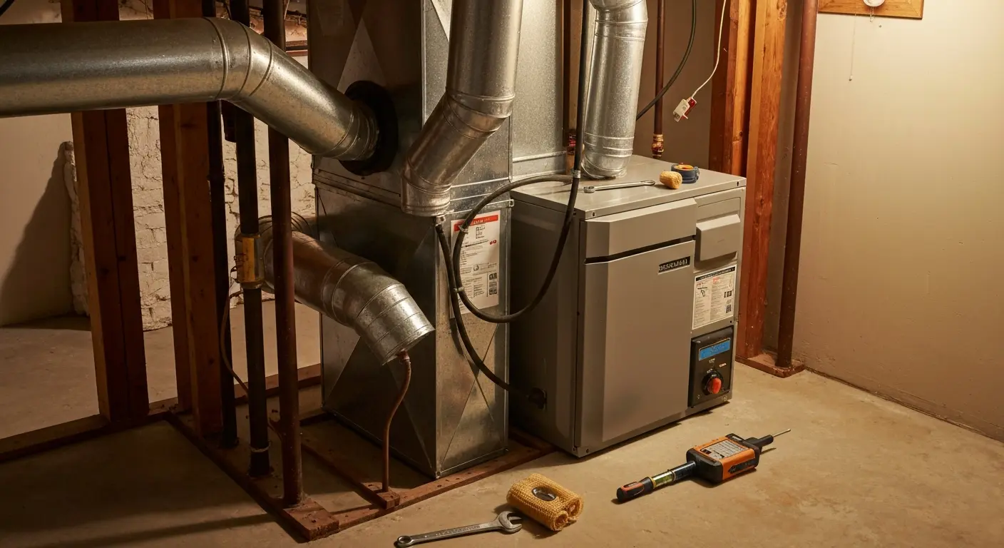 Furnace replacement in Yarmouth